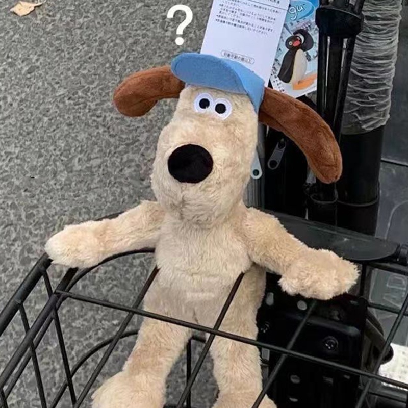 Chó Nhồi Bông Thiết Kế Dễ Thương Xinh Xắn - Phim hoạt hình Hoạt Cắt ngắn Plushie Dog Trang trí nội thất Búp bê tô điểm LUCKYBABY