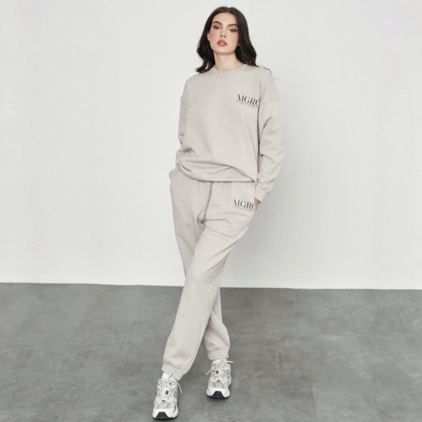 Áo nỉ MGRC - Sweatshirt Mia Ritta A2150 áo nỉ dài tay lót bông in chữ MGRC