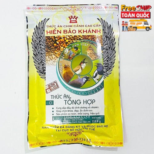 Cám chim chào mào, chích choè Hiển Bảo Khánh số 1, 2, Pkchim phụ kiện chim cảnh