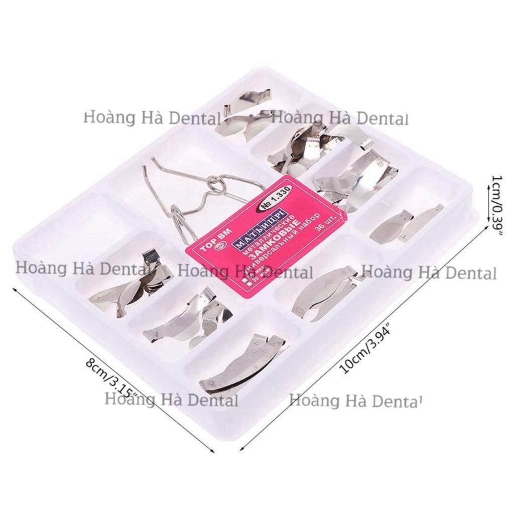 Bộ khuôn trám matrix, bộ khuôn trám răng -LC01
