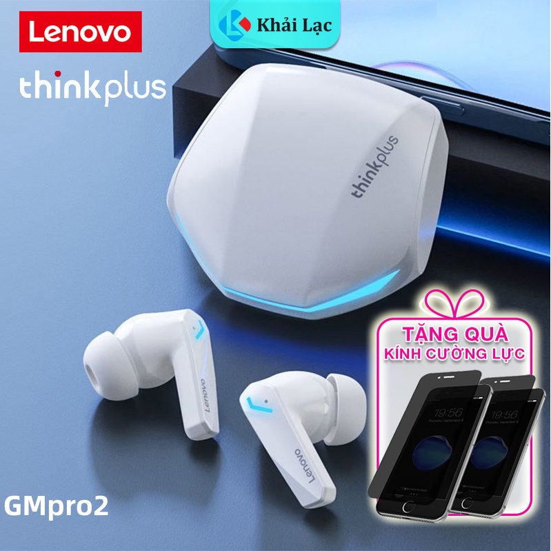Lenovo Tai nghe bluetooth GM12 PRO bản cao cấp, chơi game pro, tập luyên thể thao chip nâng cấp 5.3 micro tích hợp
