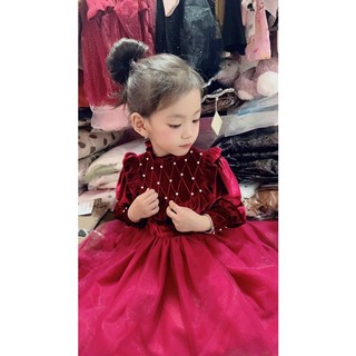 Váy Noel Cho Bé-Váy Diện Tết