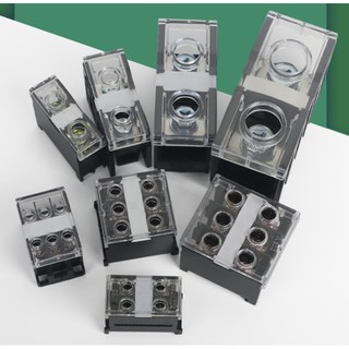 Cầu đấu domino gắn thanh ray 1 pha 60a , 1 pha 90a , 1 pha 130a , 3pha 20a , 3 pha 30a , 3 pha 50a