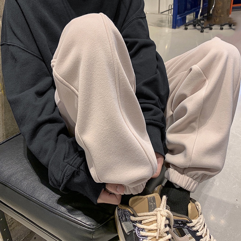 Ielgy Quần Legging Thể Thao Rộng Dày Của Nam Giới