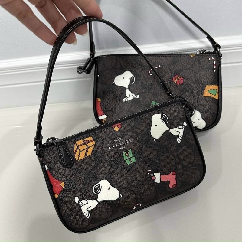 📛RẺ VÔ ĐỊCH📛TÚI COAH X PEANUTS NOLITA NỮ HOẠ TIẾT MỚI