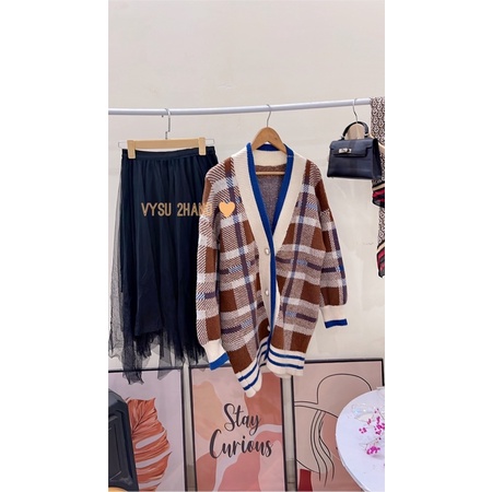 Khoác cardigan 2hand tuyển mới 99%