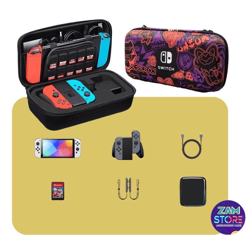 OLED/V1/V2 Túi Đựng Nintendo Switch Scarlet & Violet