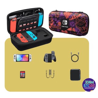 [Sẵn VN - Hỏa Tốc - Ảnh Thật] OLED/V1/V2 Túi Đựng Nintendo Switch Scarlet & Violet
