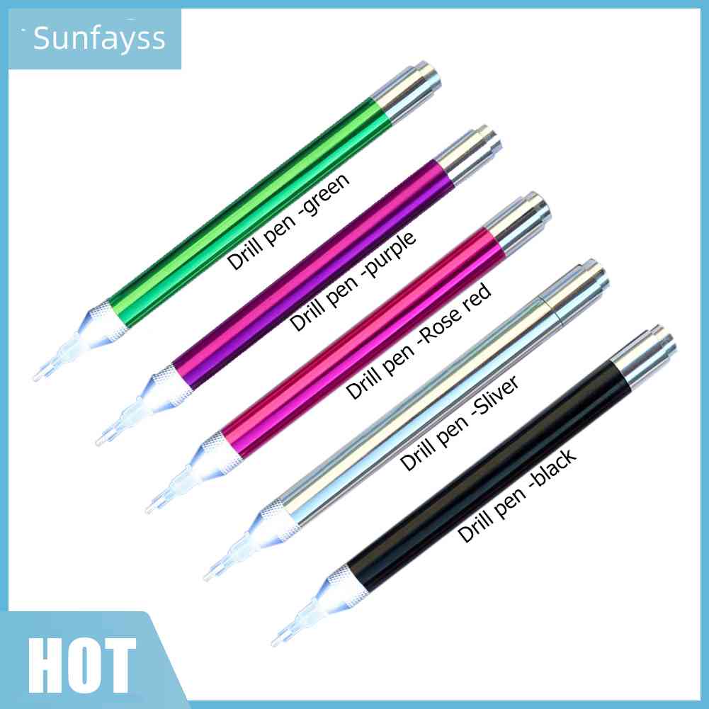 Mới Bút Đính Đá 5D Tự Làm Có Đèn Chuyên Dụng