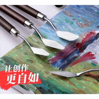 Dao cào vẽ tranh sơn dầu gouache và tranh sơn dầu