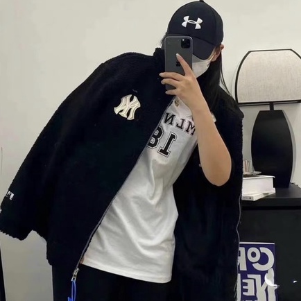 Áo Khoác Lông MLB NY Siêu Ấm Cho Nam Nữ