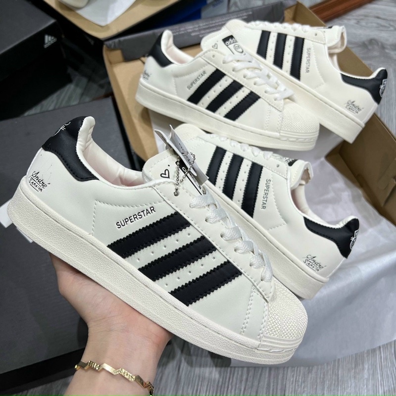 GIẦY THỂ THAO SUPERSTAR SÒ XO BẢN MỚI NAM NỮ, HÀNG CAO CẤP
