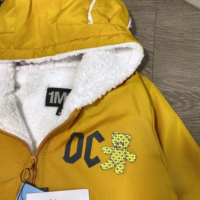 Áo khoác gió. Ấm áp cho bé