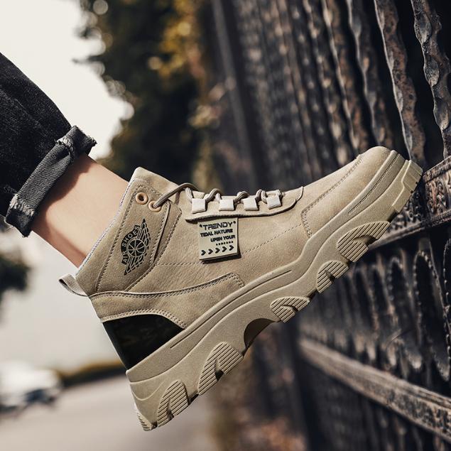 Giày Boot Nam Màu Đen và Màu Cát TRENDY GN411 - GN412