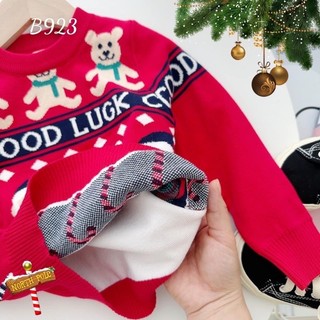 Áo len noel 2 lớp hàng QCCC cho bé