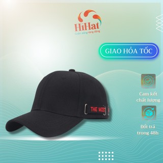 Mũ lưỡi trai nón kết trơn cách điệu khóa bên hông thêu chữ The Most phong cách unisex LT295