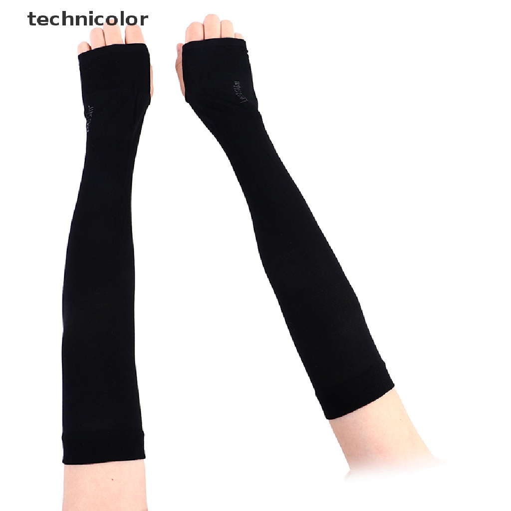 Găng Cánh Tay Chống Nắng / Tia Uv / Chống Trượt Bằng Lụa Lạnh Nhiều Màu Thời Trang Mùa Hè