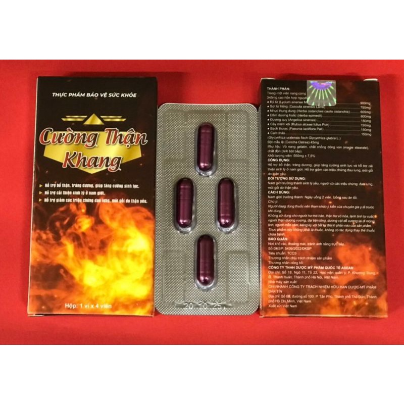 VIÊN UỐNG BỔ THẬN 1 GÓI 2 VIÊN