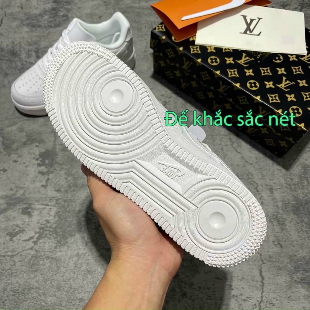 Giày AF1 LV Trắng full hoa văn cao cấp