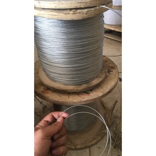 Cáp thép Cáp mạ Cáp lụa Cáp trần... [bán lẻ từng mét] CÁP THÉP Thái Bình Vina