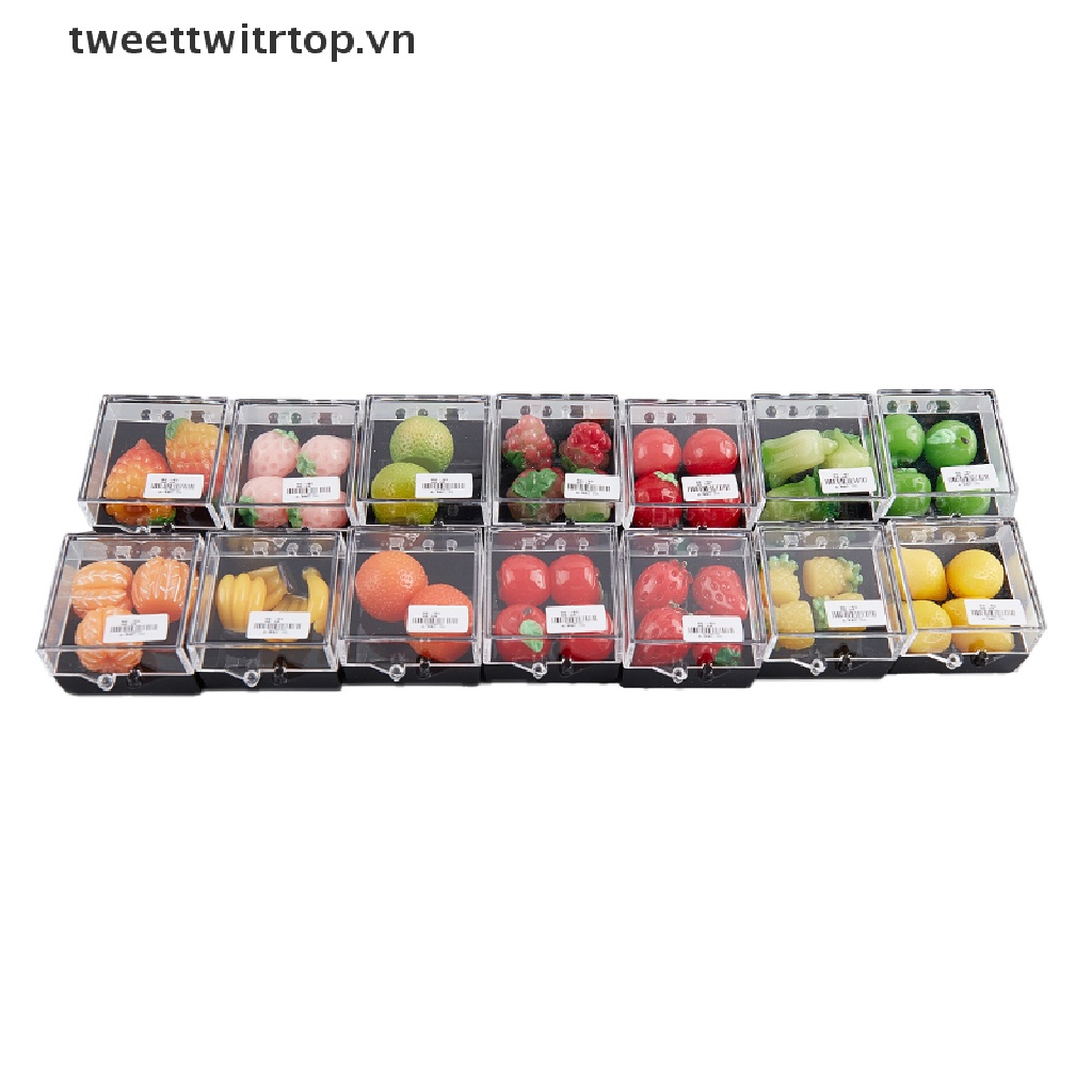 Mô Hình Thức Ăn Trái Cây Mini Trang Trí Nhà Búp Bê