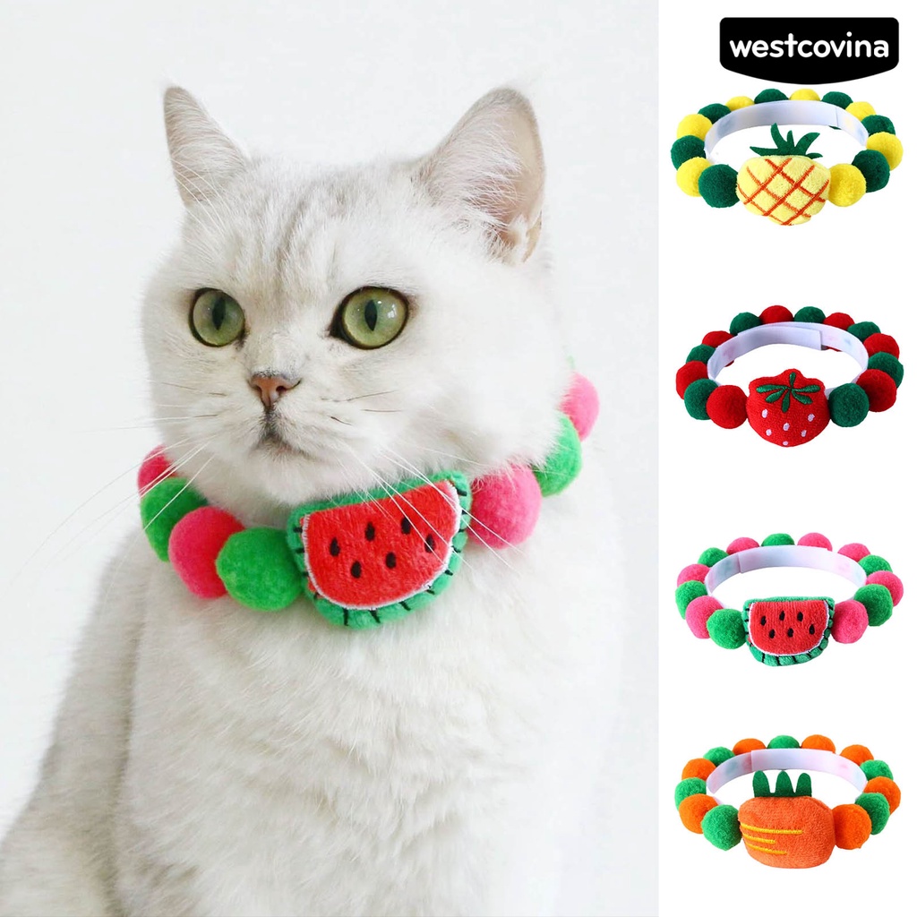 [Hot]♝Vòng Cổ HìNh TráI Cây Cho Thú Cưng