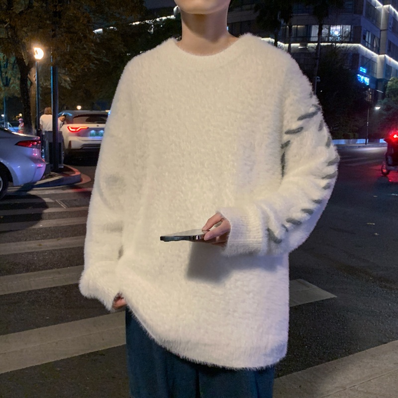 Áo sweater Tay Dài Cổ Tròn Chất Vải Dày Dặn Ấm Áp Cho Nam