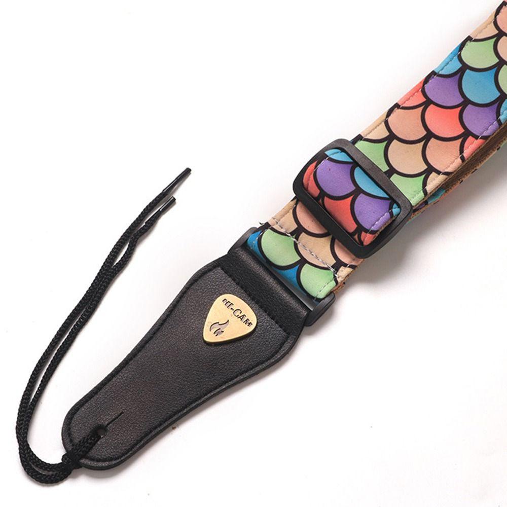 WTTLE Dây Đeo Đàn Ukulele Bằng Nylon Kèm Móc Tùy Chỉnh Tiện Dụng