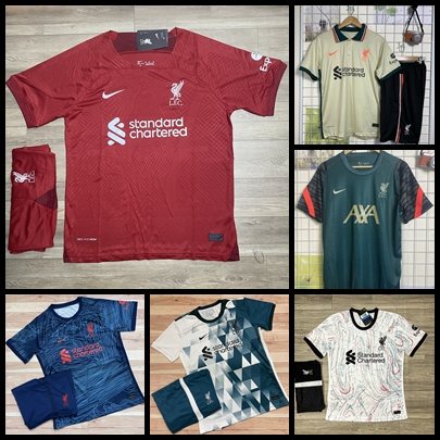 Free Ship - Bộ Quần Áo bóng đá CLB Liverpool 2022 - 2023 - Hàng Super Thái Cao Cấp