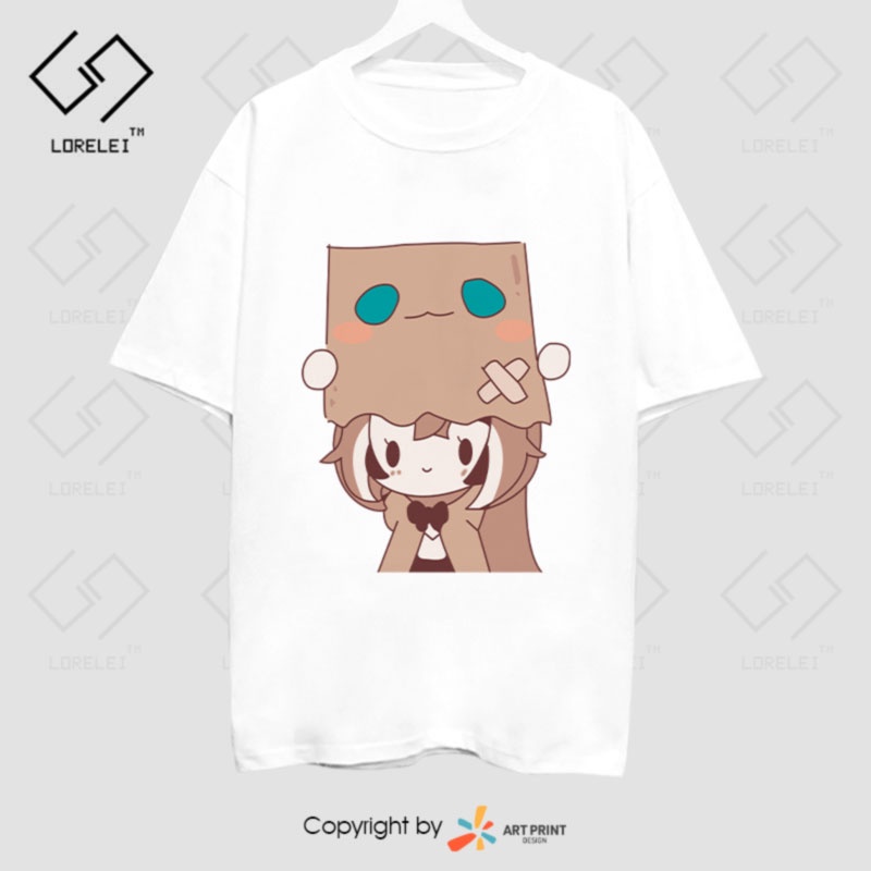 Áo thun Hololive Friend - Nanashi Mumei Mascot  ngắn tay