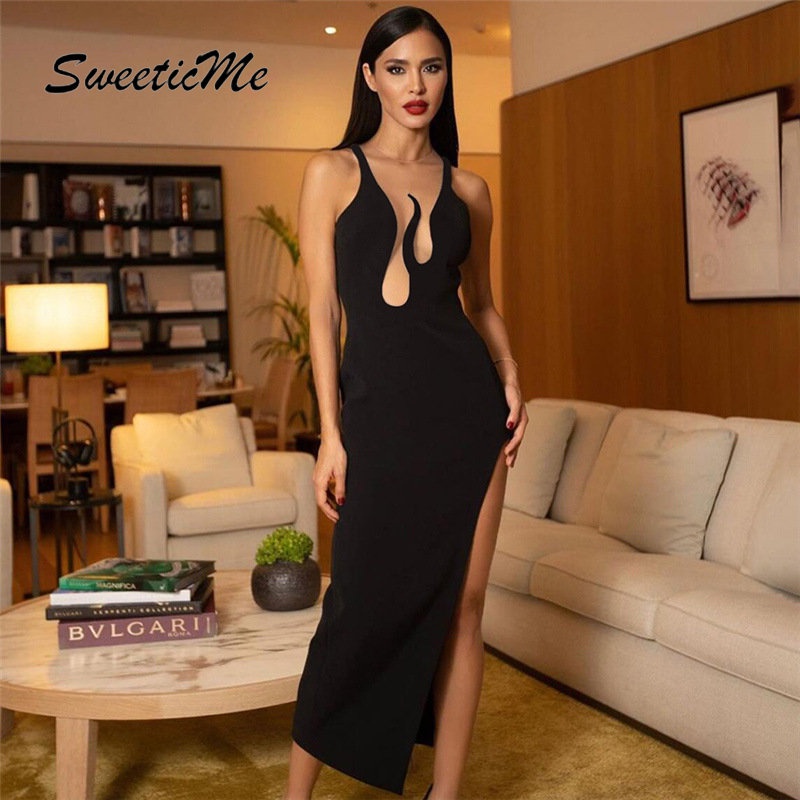 Đầm Sát Nách Cổ Tròn Dáng Ôm Thời Trang   Quyến Rũ Cho Nữ