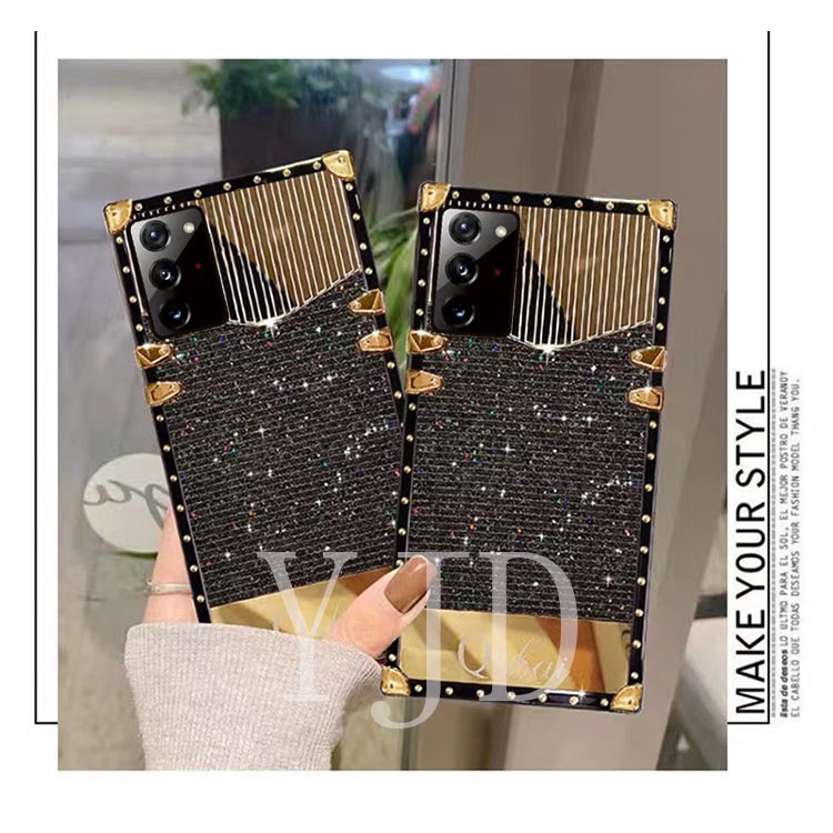 Ốp Điện Thoại Vuông Chống Sốc Có Ba Lớp Đèn Flash Cho Samsung Note 20 Ultra Note 20 +