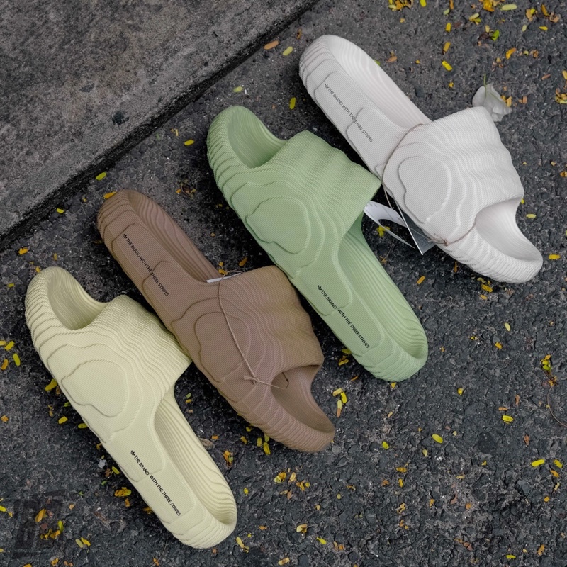 Dép quai ngang Adidas Adilette 22 "Clear Grey"  Màu Ghi Xám| PiuPiu Authentic