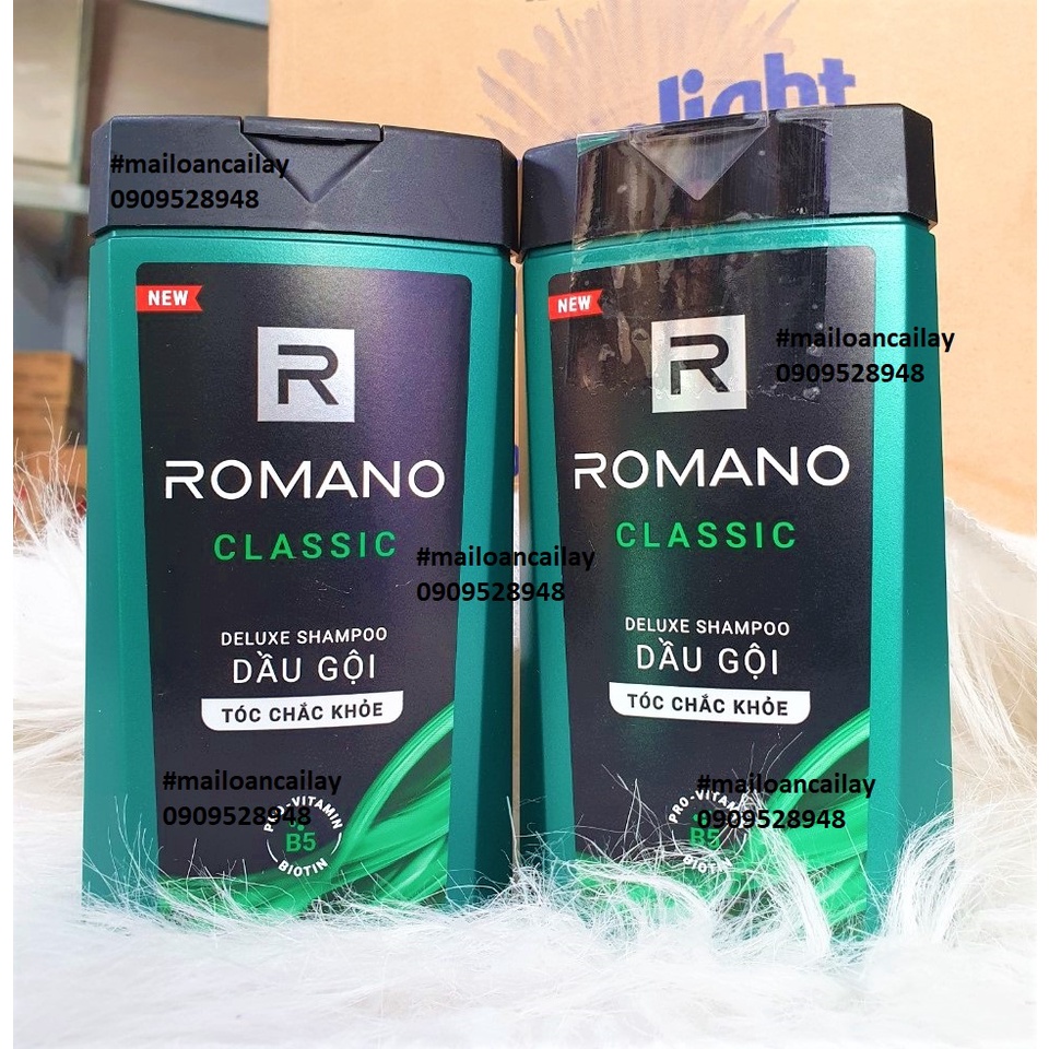 Dầu gội Romano hương nước hoa  180g