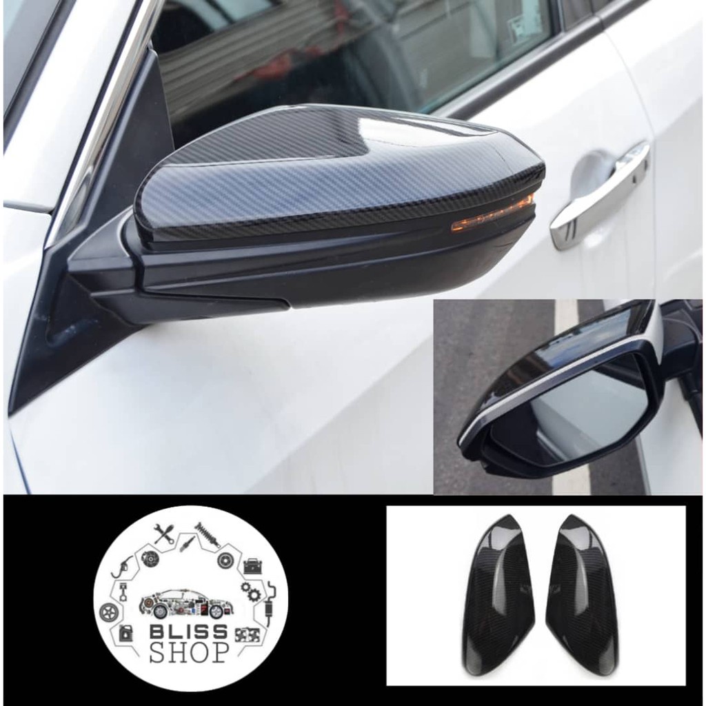 HONDA CIVIC FC * CARBON * BÌA GƯƠNG BÊN
