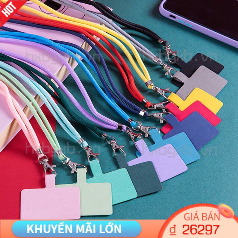 [hxbgxb]Universal Phone Anti-lost Lanyards DIY Cellphone Removable Neck Hanging Rope Cord Adjustable Strap Smartphone