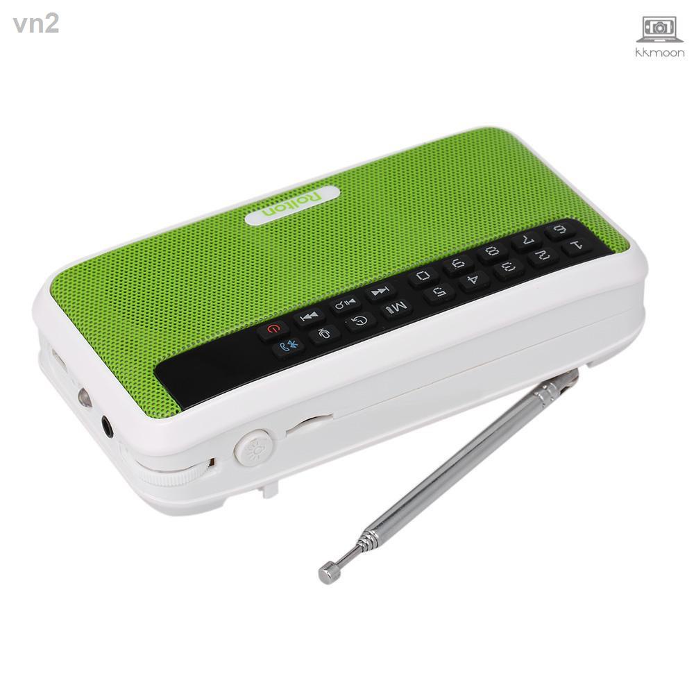 Loa bluetooth Rolton E500 6W HiFi Hỗ Trợ Đài FM Có Đèn LED