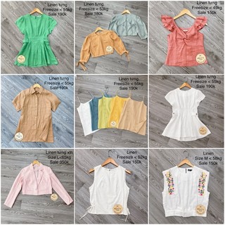 ‼️SALE XẢ KHO‼️Áo linen tưng xô mát