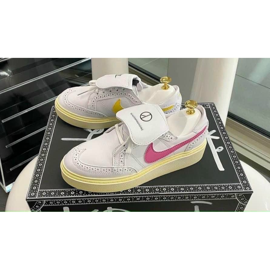 Giày thể thao Nike_Kwondo trắng hoa cúc⚡️FREE_SHIP⚡️, Giày kwondo trắng vạch đỏ cao cấp Full Box