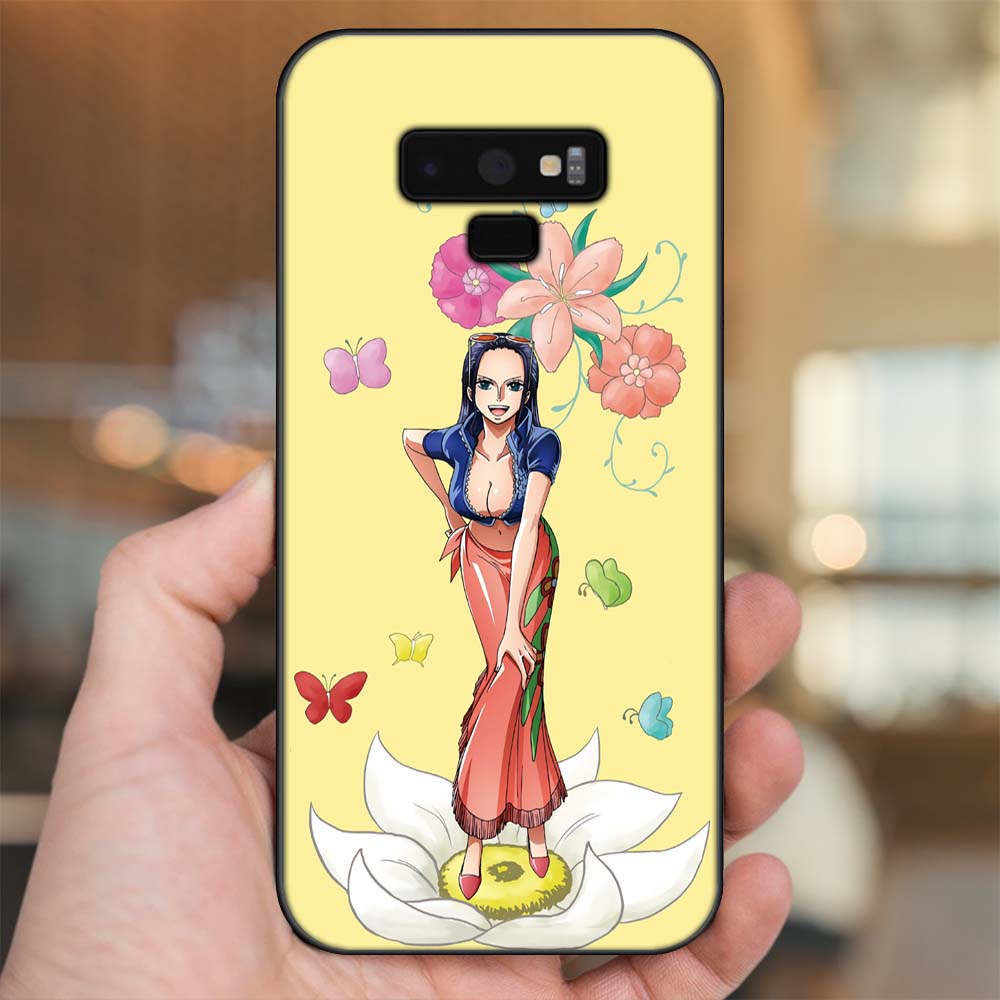 Ốp lưng Samsung Note 9 viền đen in hình Nico Robin One Piece Đảo Hải Tặc