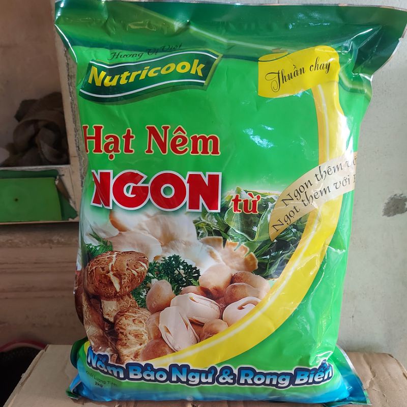HẠT NÊM NGON TỪ NẤM BÀO NGƯ VÀ RONG BIỂN 2KG