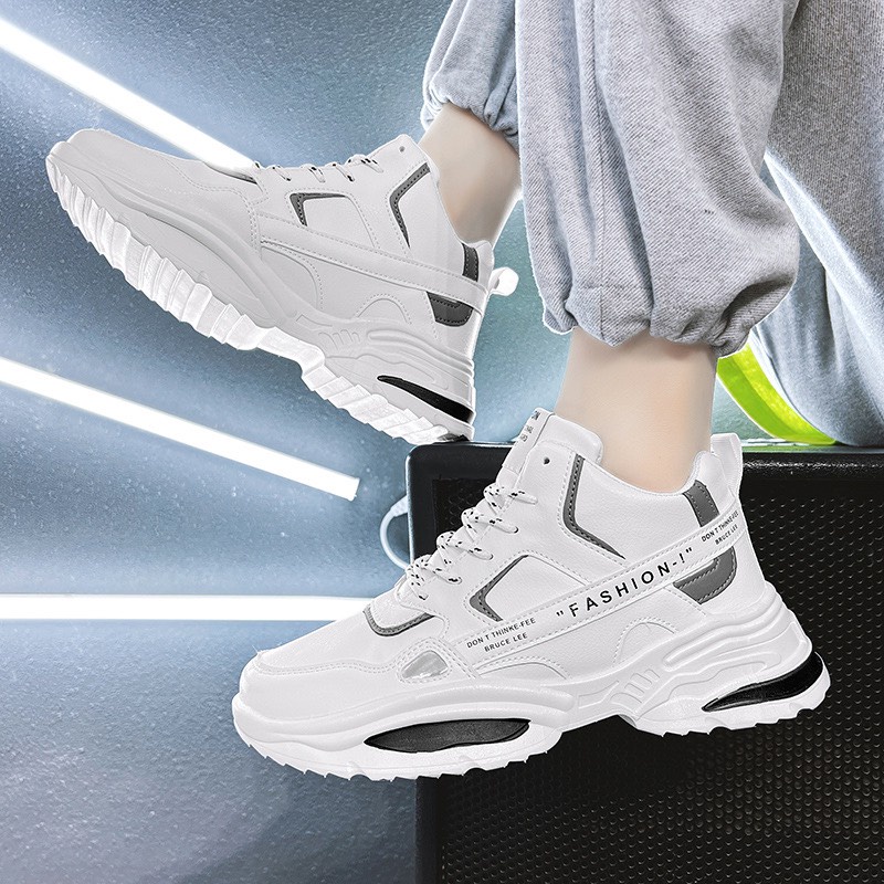 Giày Sneaker Nam Cổ Lỡ WATAHH Dây Viền Hottrend 2023 | BigBuy360 - bigbuy360.vn