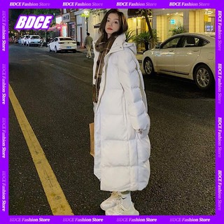 Áo Khoác Phao Dáng Dài Form Rộng Thời Trang Mùa Đông Hàn Quốc