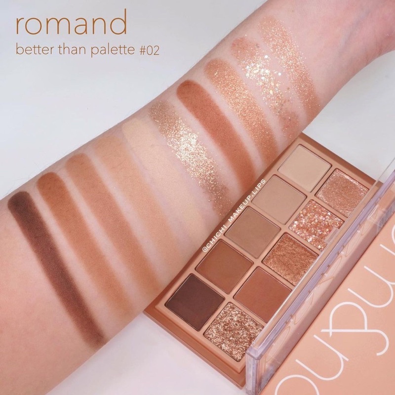 Có sẵn - Bảng phấn mắt ROMAND số 02 Mahogany Garden tone nâu ấm cho đôi mắt đẹp long lanh