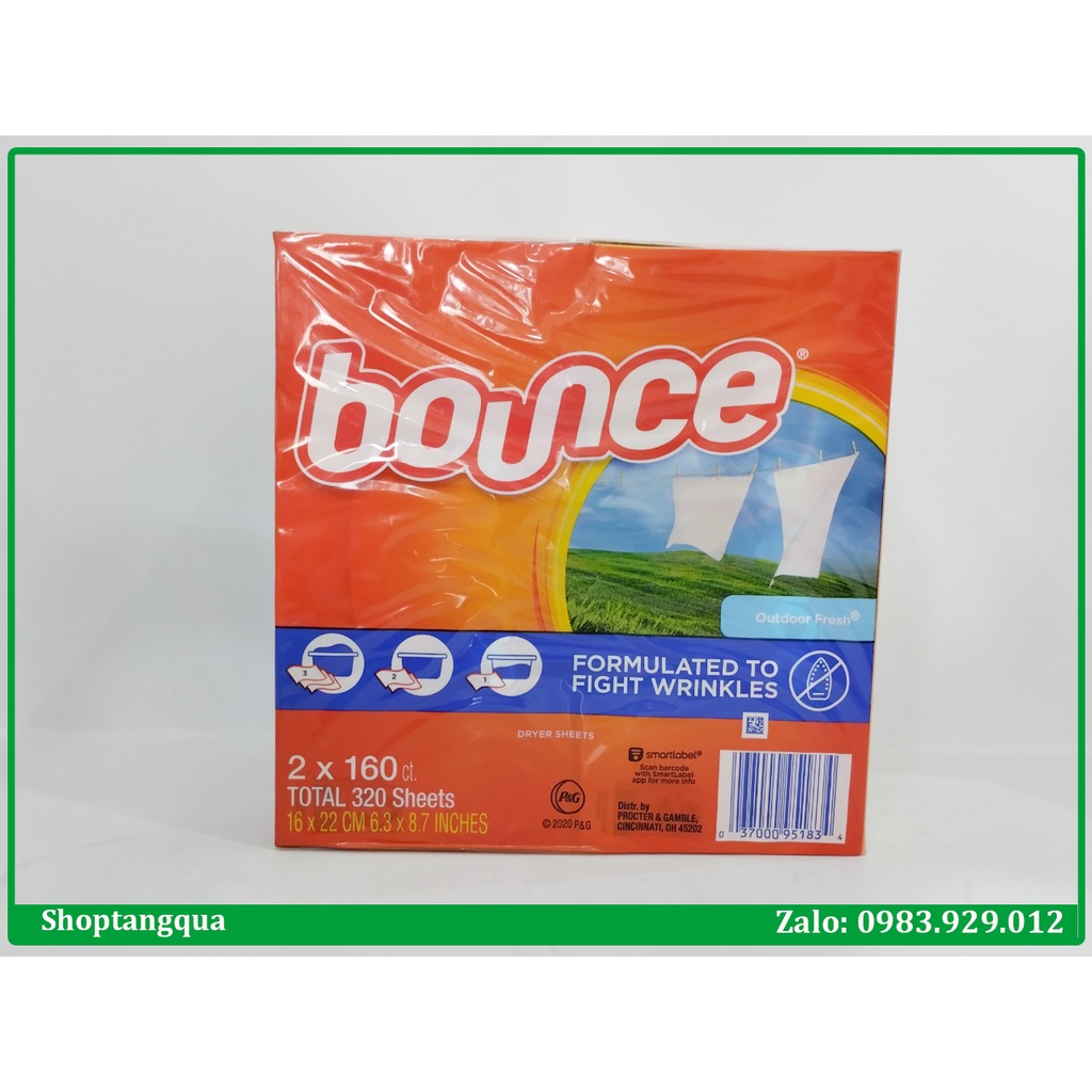 Giấy thơm quần áo Bounce Mỹ tách lẻ
