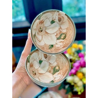 Bộ 6 bát hoa trà siêu xinh kèm đũa