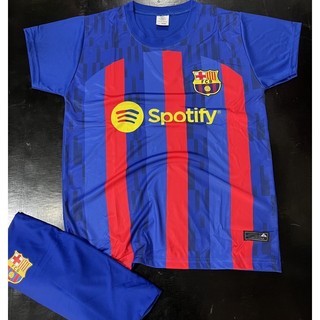 Bộ quần áo đá bóng thun lạnh cao cấp Barca mẫu mới nhất giá rẻ