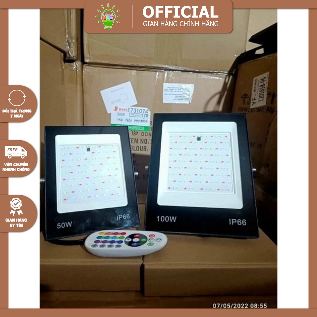 Đèn Pha Led IP66 50W, 100W Trang Trí Chiếu Sáng, Trang Trí Tường