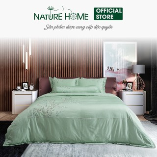 Bộ chăn ga Nature Home Cotton Tuyết Mai