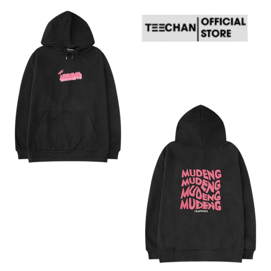 Áo Hoodie có mũ mã HD510 MUDENG Nam Nữ TEECHAN Unisex Basic Dài Tay unisex Dày Dặn basic ulzzang